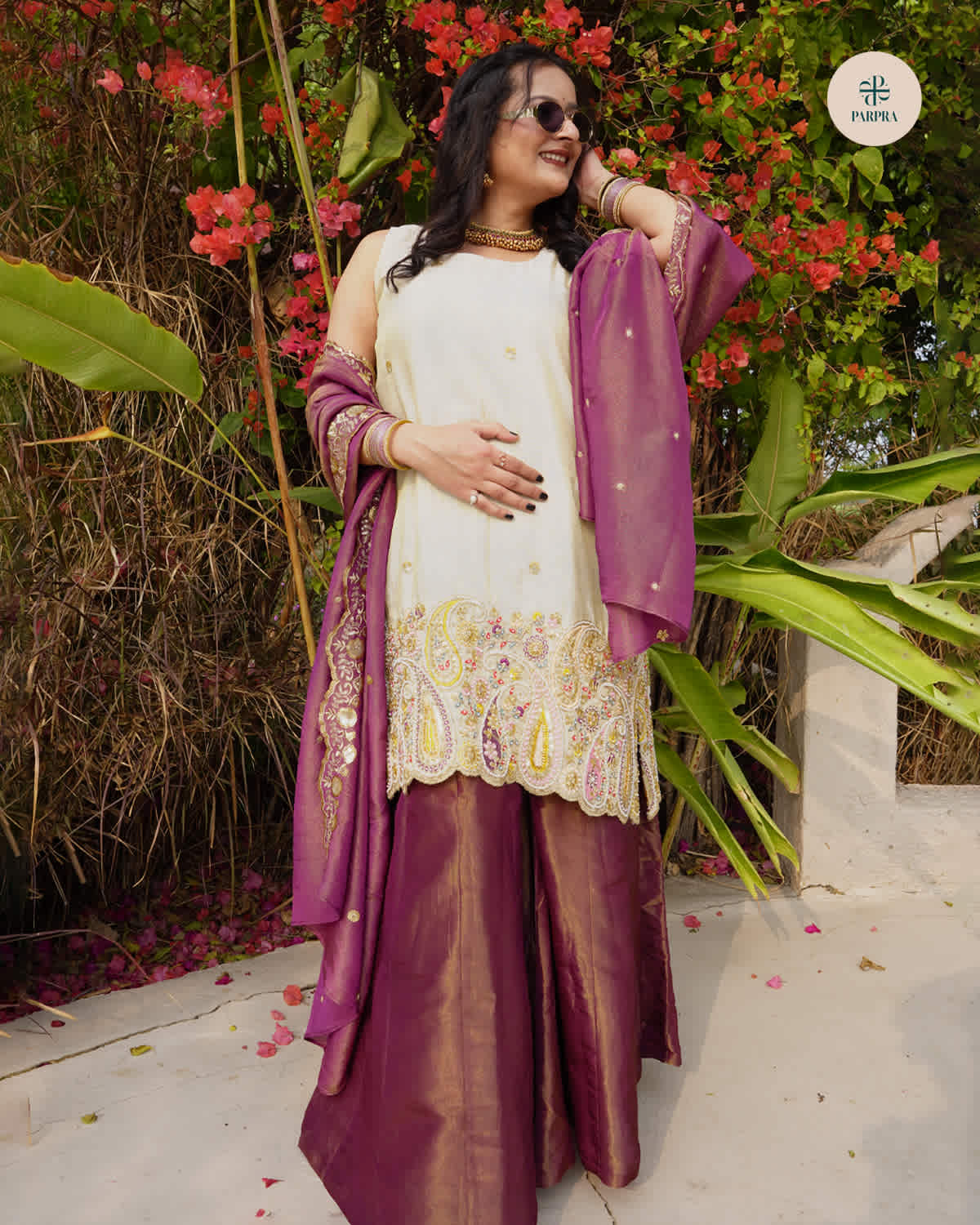 Zarika Wine Palazzo Set