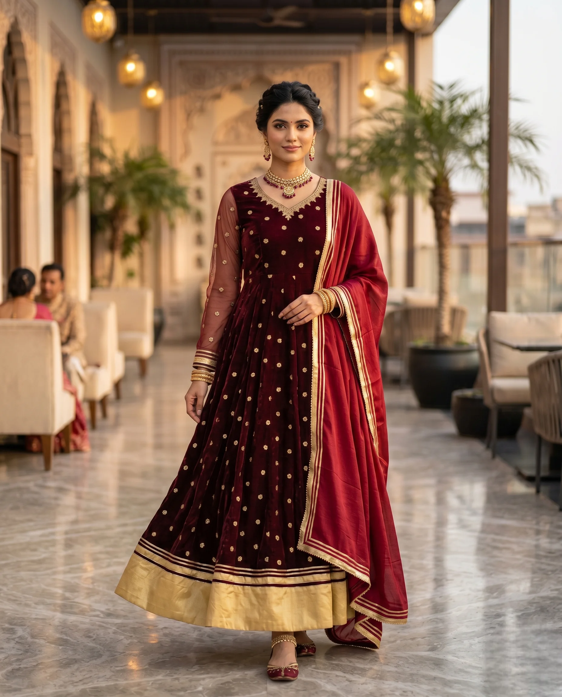 Padmavati Zardosi Anarkali
